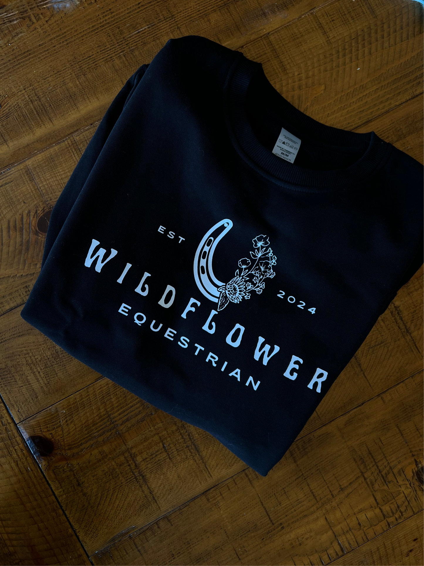 Wildflower Equestrian Crewneck Sweatshirt