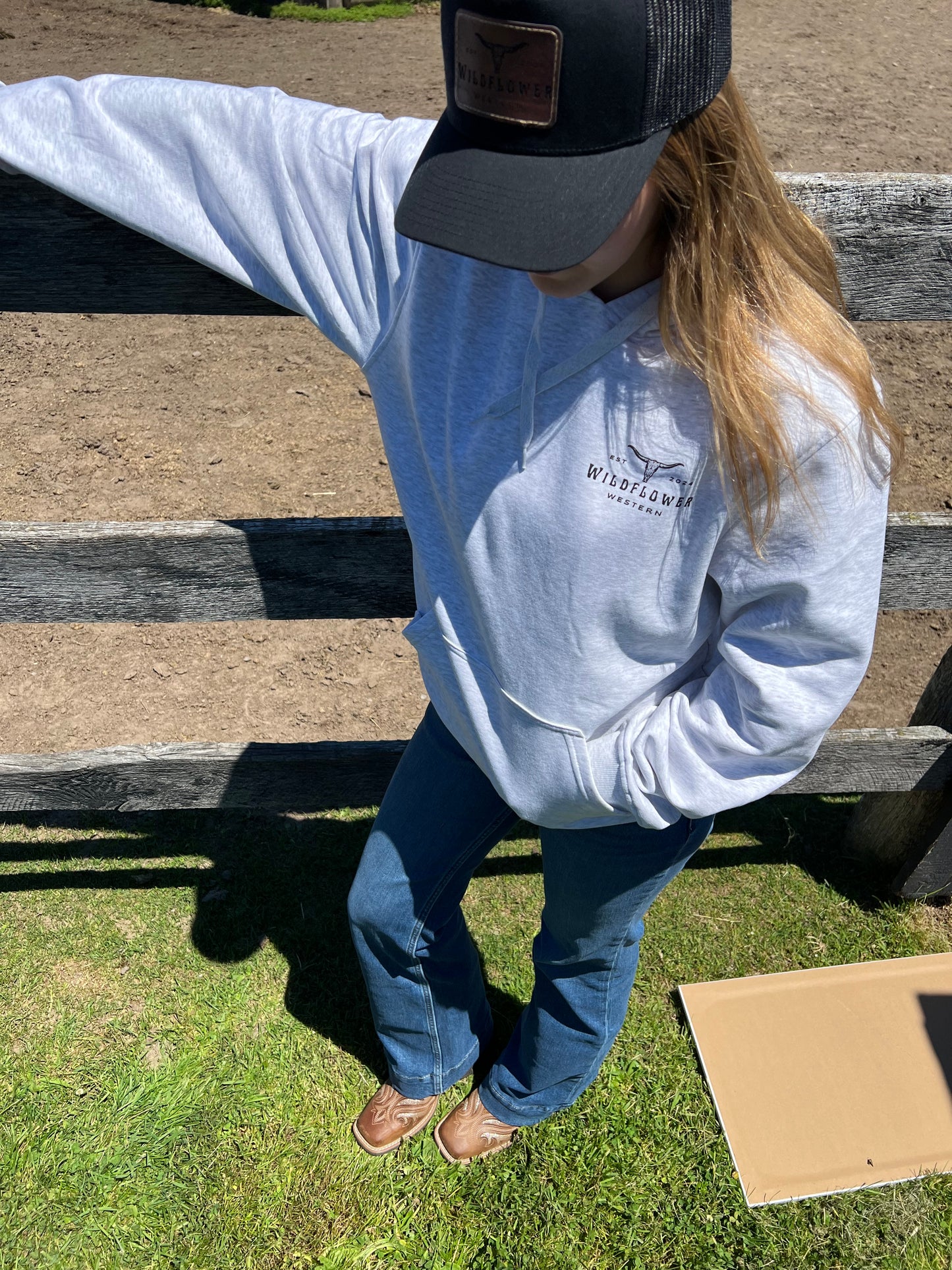 "Long Live Cowboys" Unisex Hoodie Ash Grey