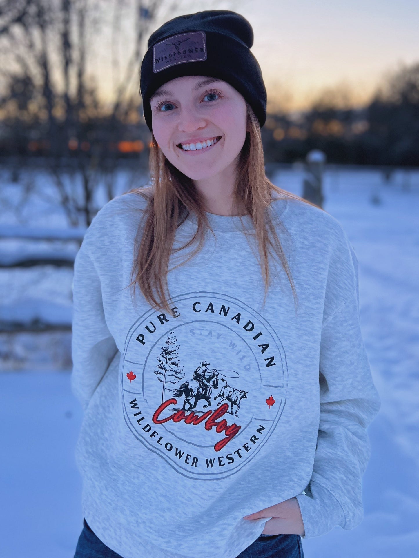 Canadian Cowboy Crewneck