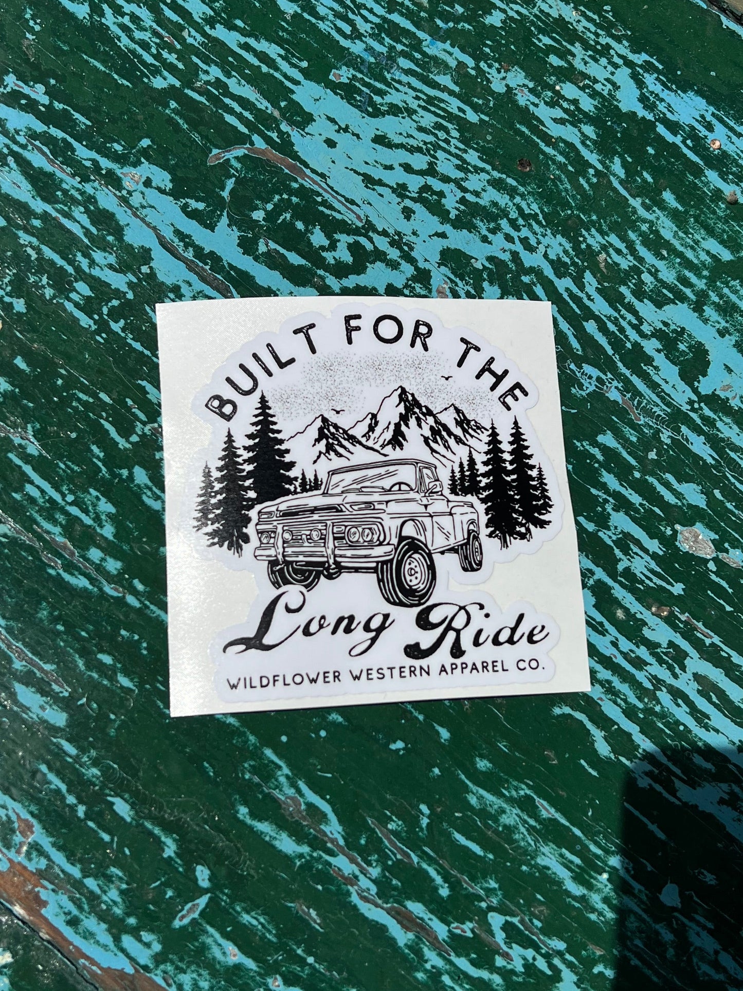 Long Ride Truck Sticker