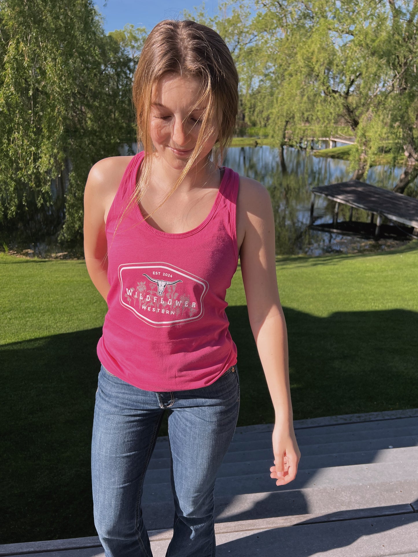 "Original Wildflower" Racerback Tank