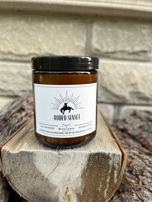 Rodeo Sunset Candle