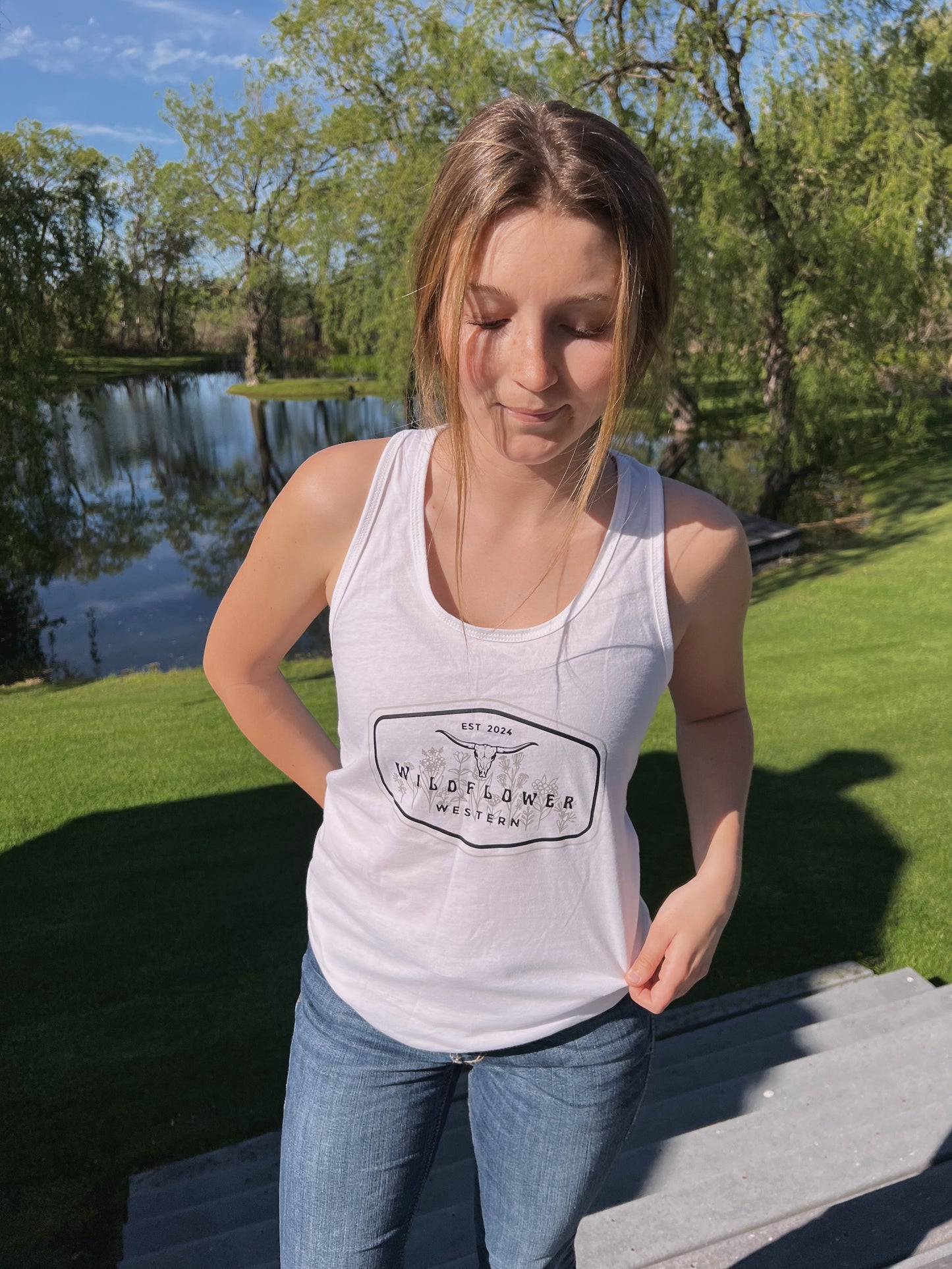"Original Wildflower" Racerback Tank