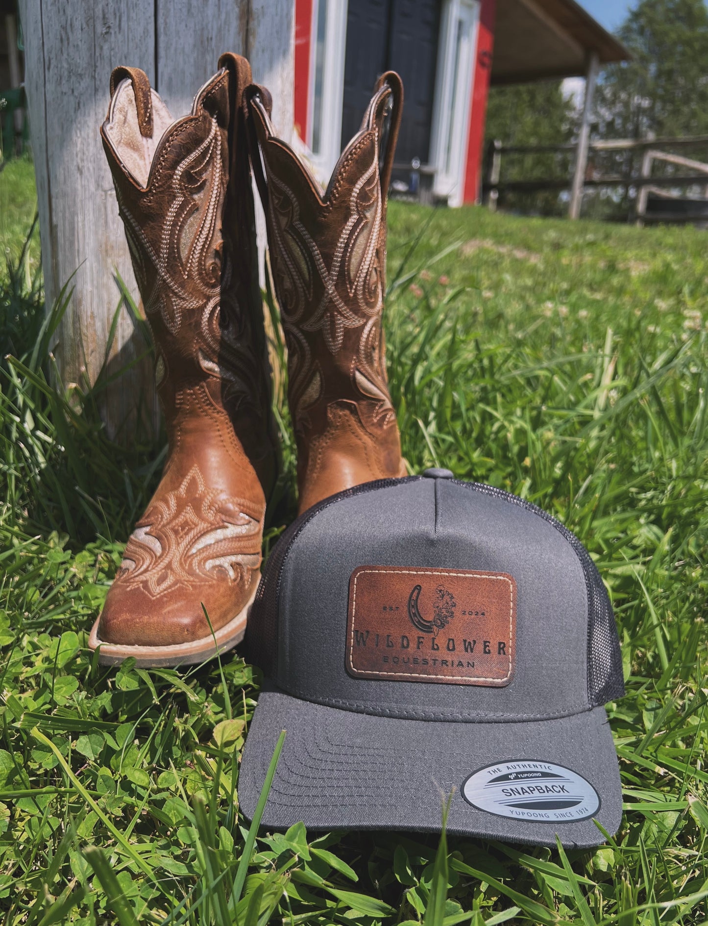 Wildflower Equestrian Trucker Hat