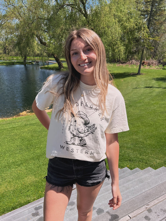 Rodeo Chick Ladies Boxy Tee