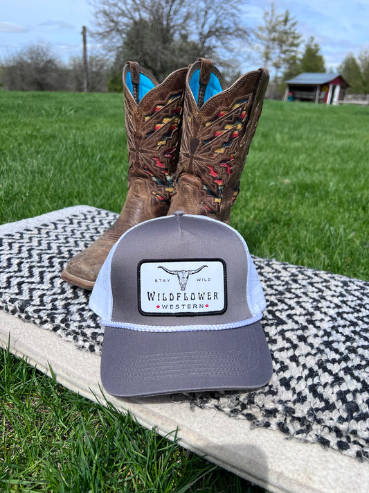 Wildflower Western Retro Trucker
