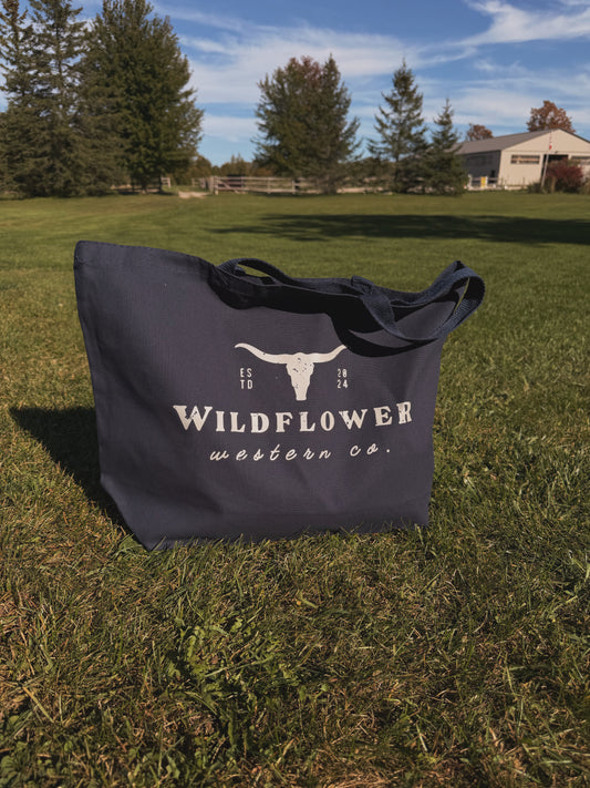 Wildflower Jumbo Market Tote