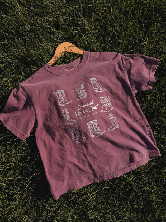 Dressed in Dust Ladies Boxy Tee