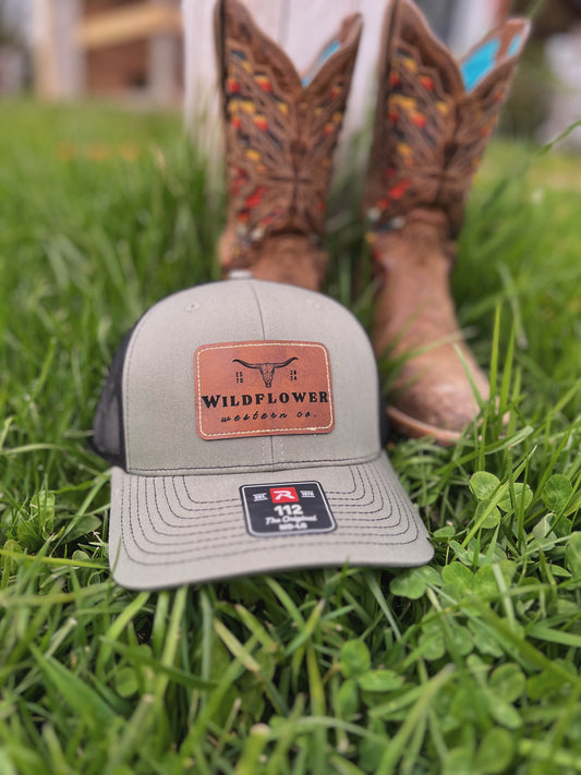 Leather Patch Trucker Hat