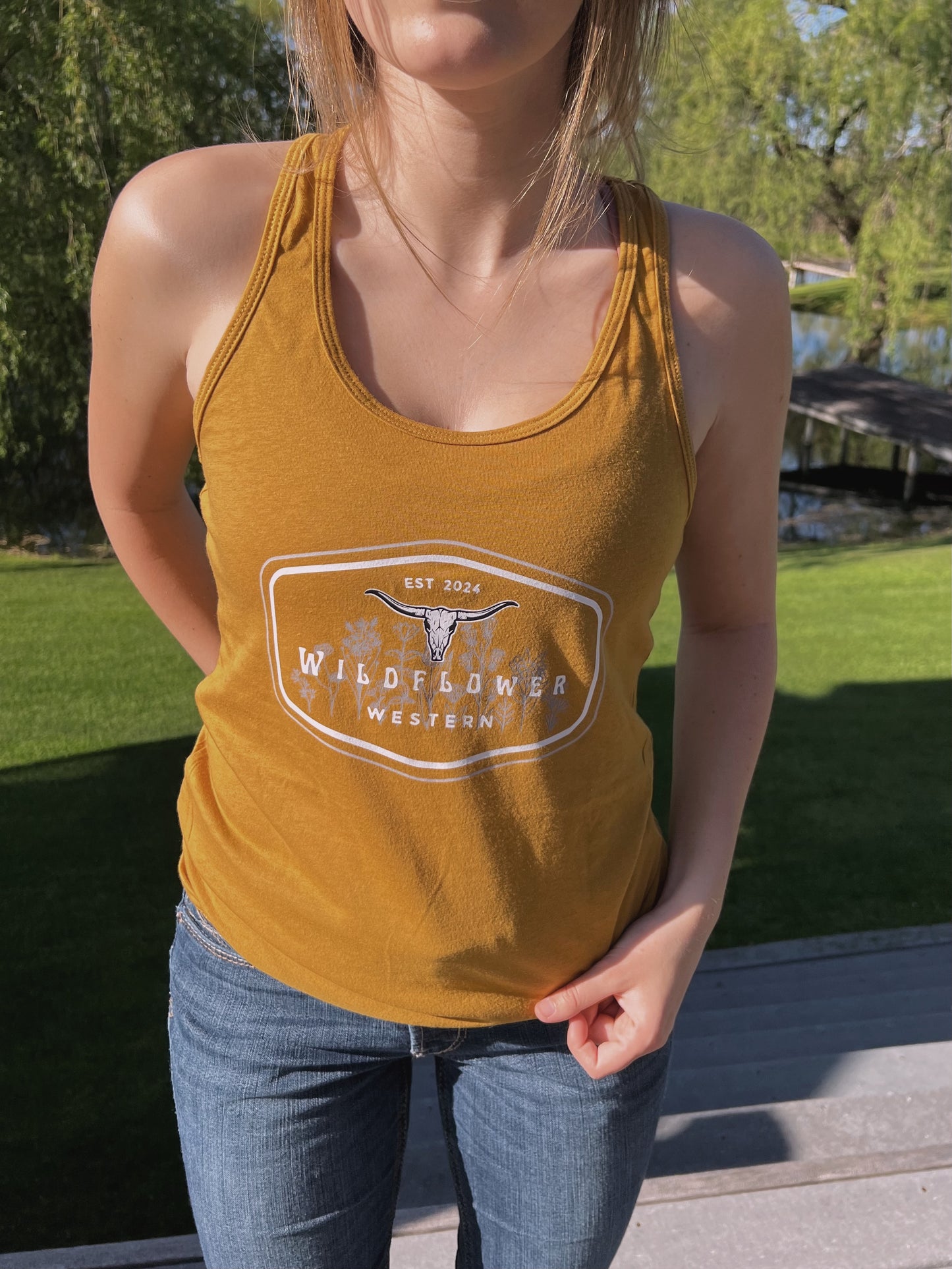 "Original Wildflower" Racerback Tank