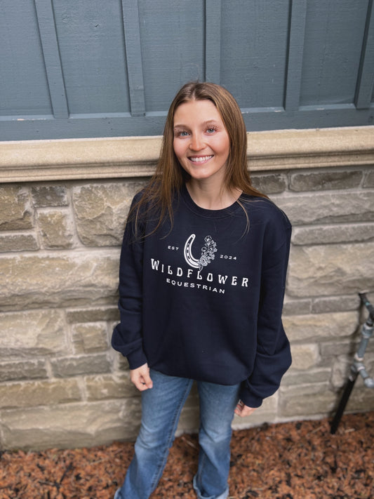 Wildflower Equestrian Crewneck Sweatshirt