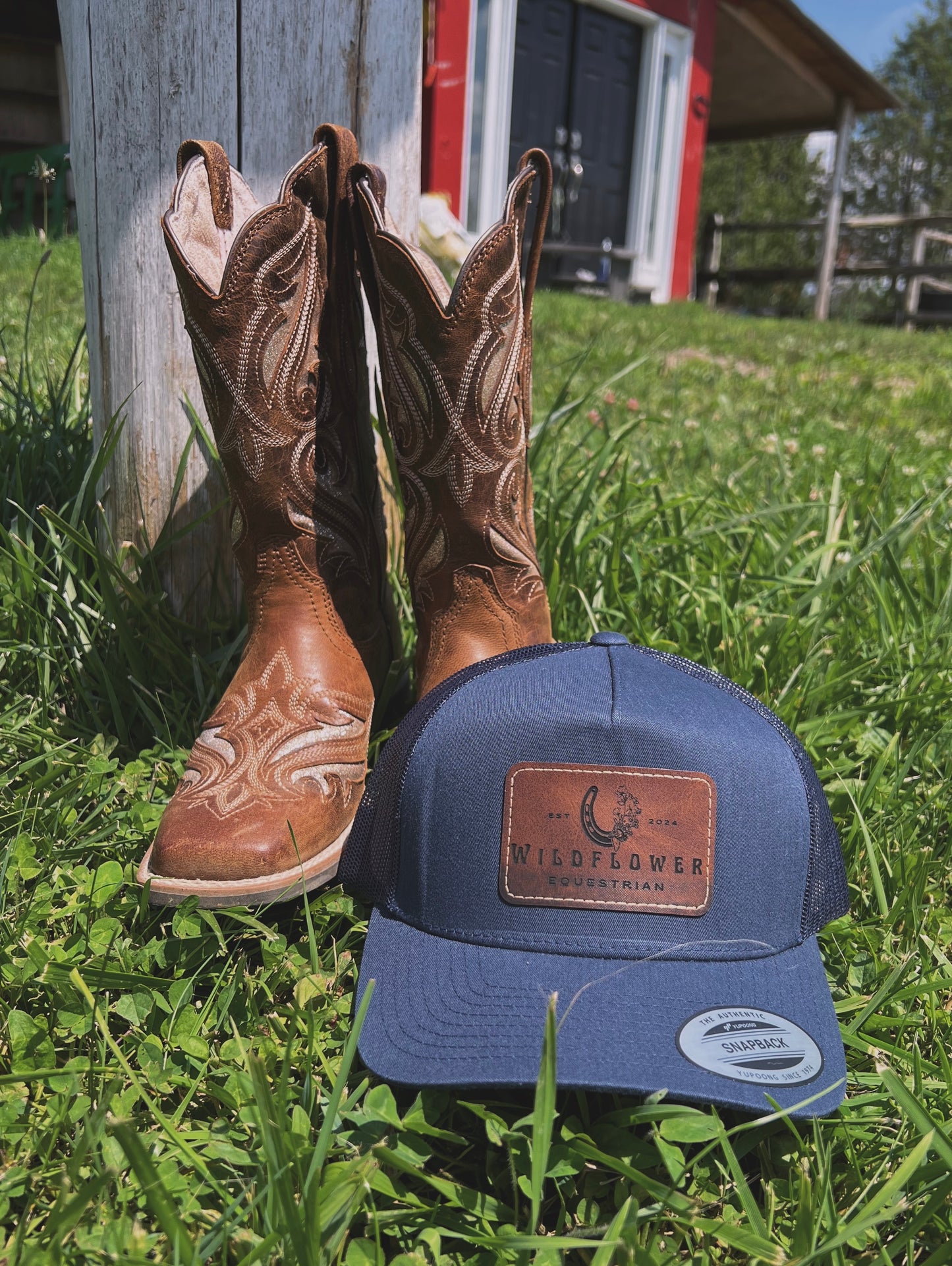 Wildflower Equestrian Trucker Hat