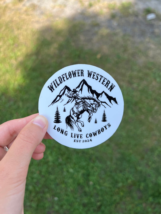 Long Live Cowboys Sticker