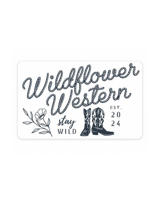 Boots & Bloom Sticker