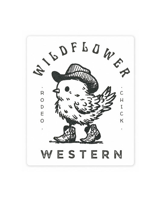 Rodeo Chick Sticker