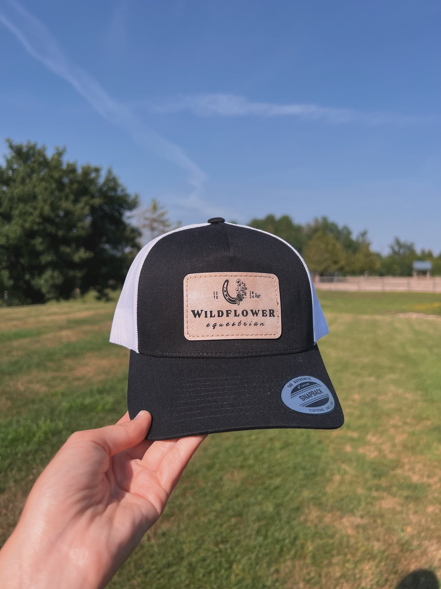 Wildflower Equestrian Trucker Hat